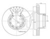 SAF 3079001500 Brake Disc